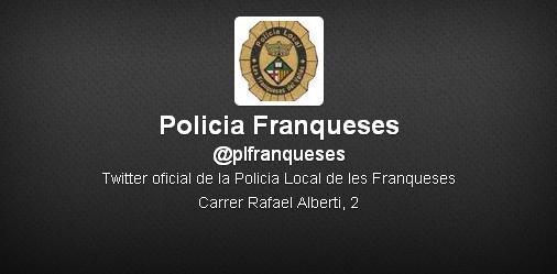 La Policía de Les Franqueses, entre las más populares de Cataluña en Twitter